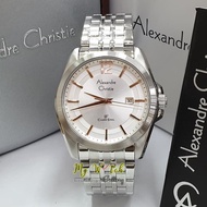 Alexandre Christie 8455 Silver Rosegold / Alexander Christie Men 's Watches 8455