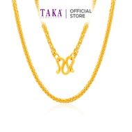 TAKA Jewellery Square Spiga 999 Pure Gold Chain