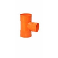 PVC ORANGE TEE (PIPE/FITTINGS)