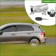 [Flourish] Automotive Ignition Switch with Key Accessories Equipment Engine Start Button Steering Lo