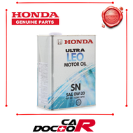 HONDA GENUINE FULLY SYNTHETIC SN 0W20 ENGINE OIL 4L TIN HYBRID FREED SHUTTLE FIT VEZEL MADE IN JAPAN