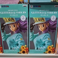 Glitter glamours Bulma blue dragon ball figure