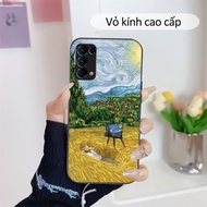 Oil Painting OPPO Reno Tempered Glass Case,2,4,Reno5,5 Pro 5G,Reno 6 5G,6 Pro 5G,6Z 5G High-Grade Glass Case