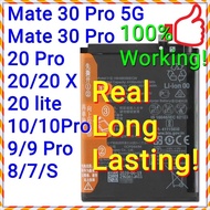 (Fast Charge) NEW ORI Stable Battery for Huawei Mate 30 Pro 5G 20 lite X 20X 10 9 8 7 S / Mate 30 Ma