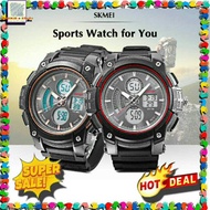 SKMEI 1192 DUAL MOVT WATCH CHRONOGRAPH LUMINOUS ALARM DATEDAY DISPLAY 5ATM WATCH