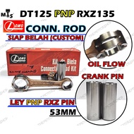 👍(SIAP BELAH OIL FLOW) LONG JAPAN ROD DT125 PNP RXZ135 RXZ (SIAP LEY PIN) CRANKPIN CUSTOM CONNECTING