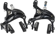 Tektro R539 Caliper Brake Set 47-59mm W/QR Recessed Mount, Black