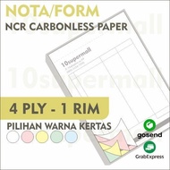 Terbaru Cetak Nota Form 4 Ply 1 Rim NCR Carbonless Paper