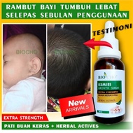 Minyak Rambut Baby, Serum Rambut Baby, Lebatkan rambut bayi, Pelebat rambut Baby, Buah Keras Asli, s