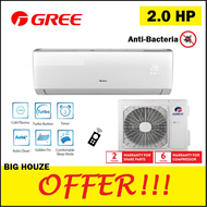 Gree 2.0HP Wall Mount Air Conditioner GWC18QD-K3NNA1D Lomo N 2HP Air Cond Non Inverter R410A GWC18QD Aircond