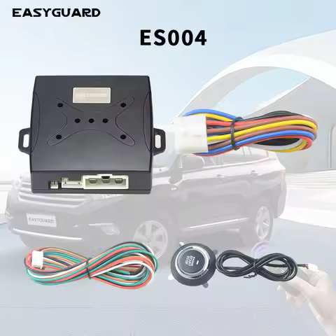 EASYGUARD Universal Version Push Engine Start Button with Remote Enigne Start Optional DC12V