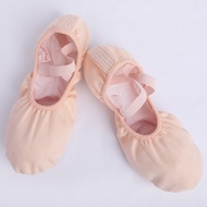 【Love ballet]รองเท้าเต้นรำบัลเล่ต์มืออาชีพสำหรับผู้หญิงสาวสวมพื้นหนังทนผ้าใบสีชมพูใหม่อัพเกรดรองเท้าแตะบัลเล่ต์เสื้อผ้าและรองเท้าเด็ก รองเท้าเด็กผู้หญิง  รองเท้าส้นแบนและรองเท้าแบบสวม