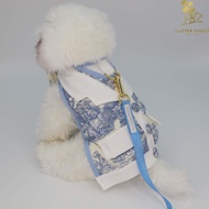 Glitter Pooch Harness ชุดรัดอก สายจูง เสื้อผ้า สุนัข หมา แมว สัตว์เลี้ยง พร้อม สายจูง รุ่น Monte Lag