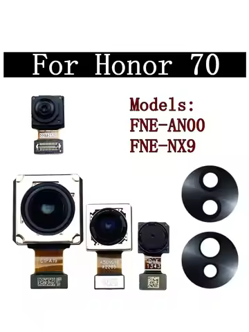 Front Main Back Camera Module Flex Cable For Huawei Honor 70 Honor70 FNE-AN00 FNE-NX9 Wide Rear Came
