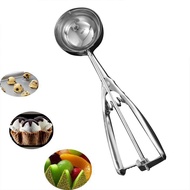 Ice Cream Scoop Stainless Steel Cookie Scooper Cookie Spoon Ice Scooper Kitchen Utensils Tools