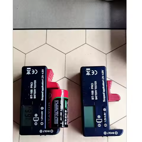 BT-168 Digital Battery Capacity Tester AA/AAA/C/D/9V/1.5V Universal Battery Tester Battery Capacity 
