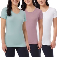 Set of 3 Women's Cool T-shirts 32 DEGREES Ladies' Cool Tee 3-pack USA