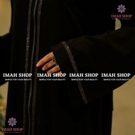 Keren Abaya Turkey Hitam Gamis Dress Maxi Arab Saudi Bordir Turki