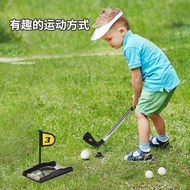 Golf Play Set Children's Golf Toy Trainer Ball Sports Indoor Outdoor Sports Toy Set Baseball Bat Lei