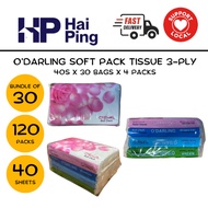 [SG] O'Darling Soft Pack Tissue Pocket Tissue Tissue Paper Tissue Pouch Tissue Packet 3 Ply Tissue P
