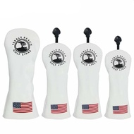 Leather Golf Head Cover Fit PING G410 Driver Fairway Wood Hybrid Club Head Covers 1/3/5/UT Set Prote