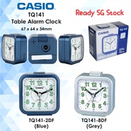 Casio TQ141 Table Alarm Clock | Square Clock