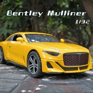 1:32 Scale Bentley Continental Mulliner Alloy Car Model Diecast Car Sound Light Car Lovers Collectio