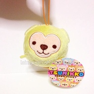 6CM Cute Japan Tsumikko Tsum Tsum Mini Baby Yellow Keddy Teddy Bear Screen Cleaner Wiper Small Soft Toy Plush Strap