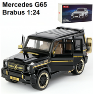 đồ chơi trẻ em Xe mô hình ô tô Mercedes G65 Brabus XLG 1:24 xe ô tô làm bằng kim loại chạy bằng cót 