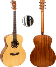 Kazuki Soul Series Top Solid Electric Acoustic Guitar กีต้าร์โปร่ง ไฟฟ้า EQ Fishman Trans Acoustic ท