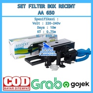 MESIN Power HEAD RECENT Machine SET And Empty BOX AQUARIUM FILTER