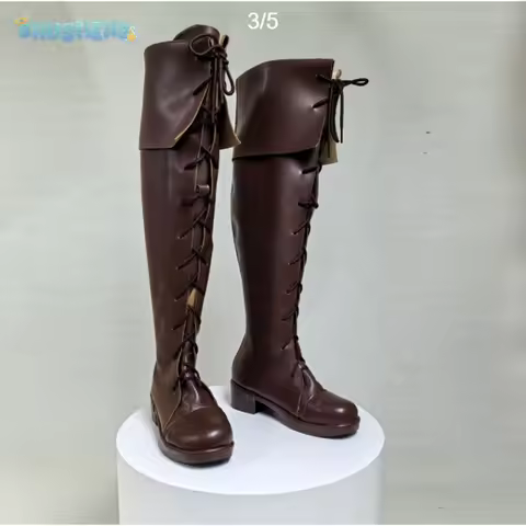 Gehrman hunter Cosplay Shoes Game Bloodborneo Handsome boots men women Halloween carnival leather bo
