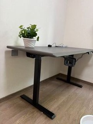 電動升降書枱架 實木電動升降電腦桌工作桌學習桌 包送貨