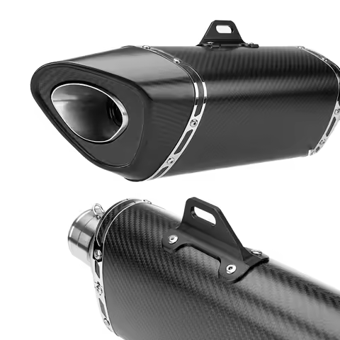 For S1000RR Z900 Z1000 450SR CRF230 NINJA400 XMAX125 ADV350 51mm R11 Carbon Muffler Motorcycle Exhau