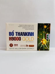 Bổ THANKINH H9000 GOLD Giảm Lo Âu Căng Thẳng Đau Nhức Đầu bổ thần kinh hộp 30 viên - ÚC CHÂU PHARMAC