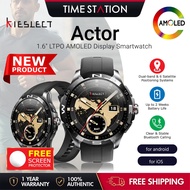 Kieslect Actor AMOLED Jam Smart Watch for Men Watch Waterproof Smartwatch Bluetooth Call SP02 Sport 