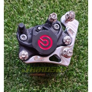 Legit Brembo 2Pot Caliper Black Red Logo for Aerox / Nmax