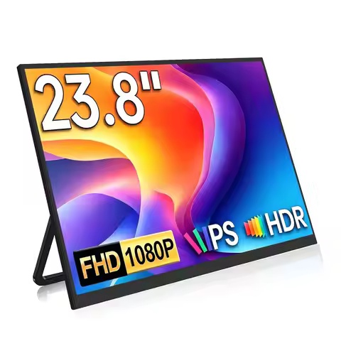 23.8 Inch 120HZ Portable Monitors 100%sRGB 1920*1080P FHD IPS 300Nits With Type-C Mini HDMI For Phon