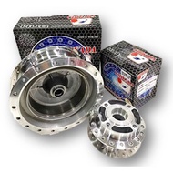 YAMAHA EGO EGOS / AVANTIZ SOLARIZ EGOLC CHROME HUB SET FRONT REAR POLISH S LC SPORTRIM SPORT RIM ALL