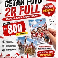 2R Photo Printing Full Size 6x9 cm Glossy Waterproof Paper 230 GSM Sharp Results Bright Colors