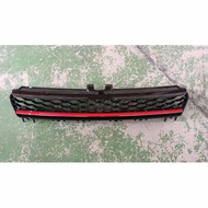 Sesuai untuk Volkswagen Golf 7 MK7 Modified GTI Model Tiada Logo Honeycomb Bampar Depan Honeycomb Ai