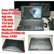 Asus X550JXCore i5-4200H4gb ram 1TB HDD