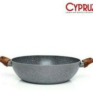 Cypruz 30 plain induction marble cauldron / wok without lid