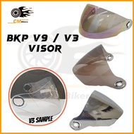 LOCAL BKP V9 Visor / V3 Visor Helmet Topi Motorcycle Quality PC Visor Ready Stock