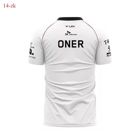 2025 New T1 Esports Team Uniform T-shirt League of Legends Game Top Outdoor Urban Men's Breathable T