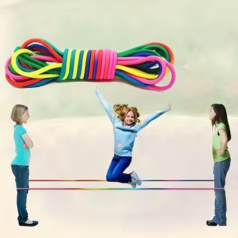5-7M Super Elastic Jump Rope Endurance Training Fun Exercise Toys Indoor Outdoor Home Group Adjustab