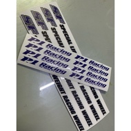 Sticker Rim P1 Buddy Club Cutting Ori