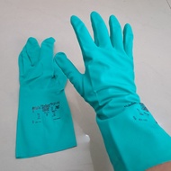 Ansell 37-175 Chemical Resistant Gloves with nitrile structure - Lubricant, water and chemical resis