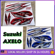 Suzuki Axelo Stiker Sticker body Stripe Cover set (1) coverset cover set strike stiker sticker strip