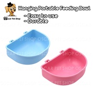 Pet Cage Hanging Food Bowl Fixed Dog Cat Food Water Bowl